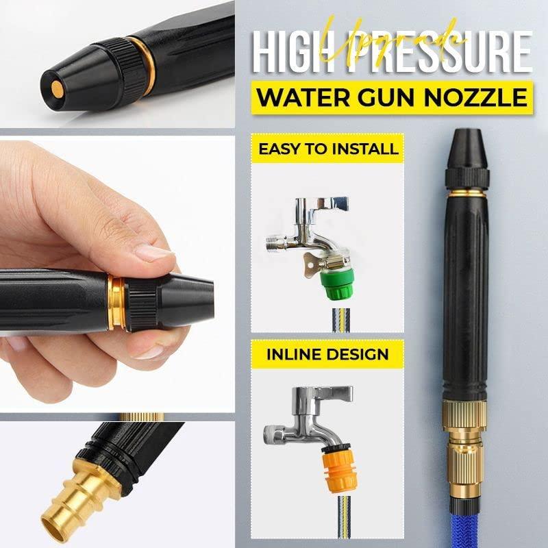Portable High Pressure Washing Water Nozzle (Black).Apply Code UPI5OFF to avail 5%Off