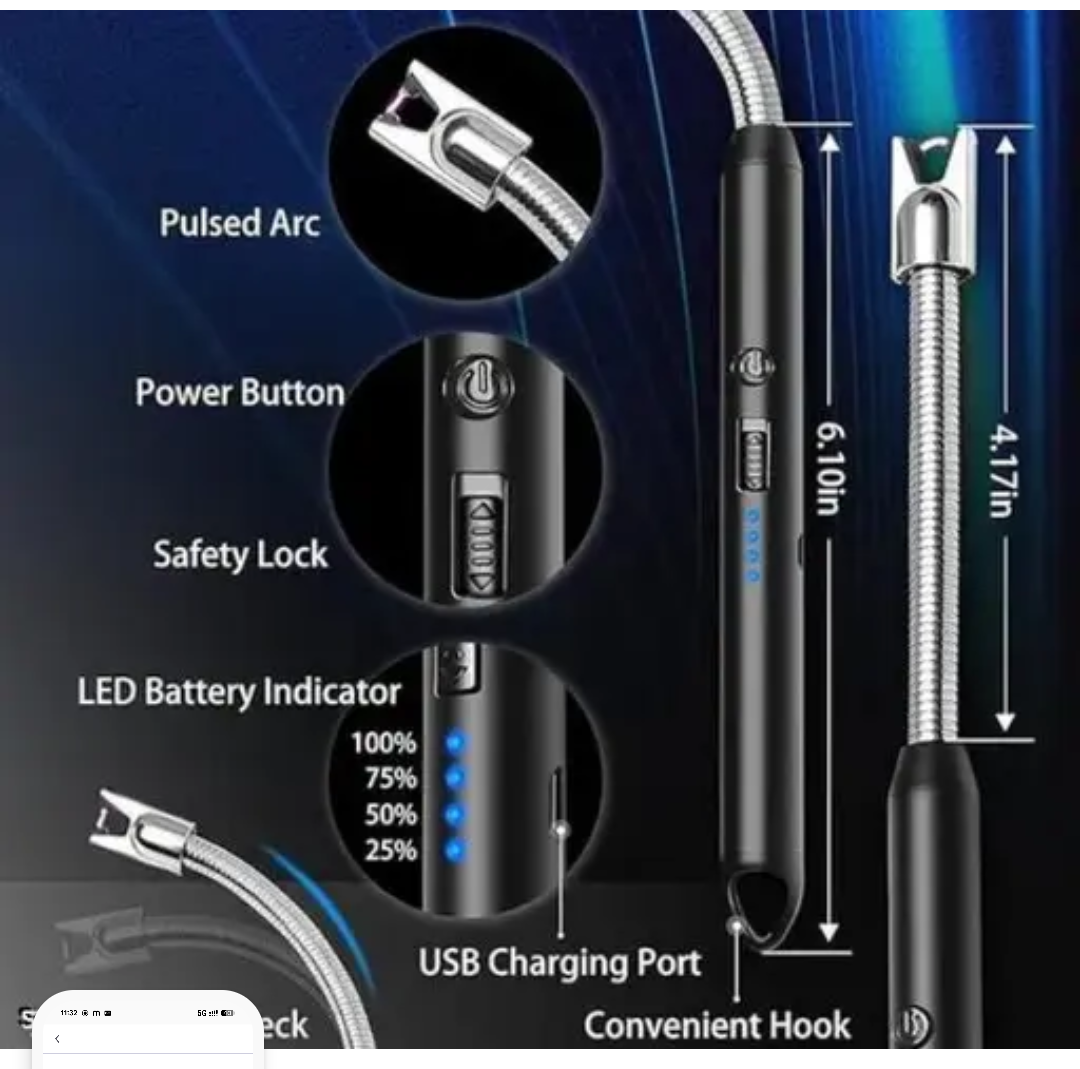 FlameFree USB Electric Lighter