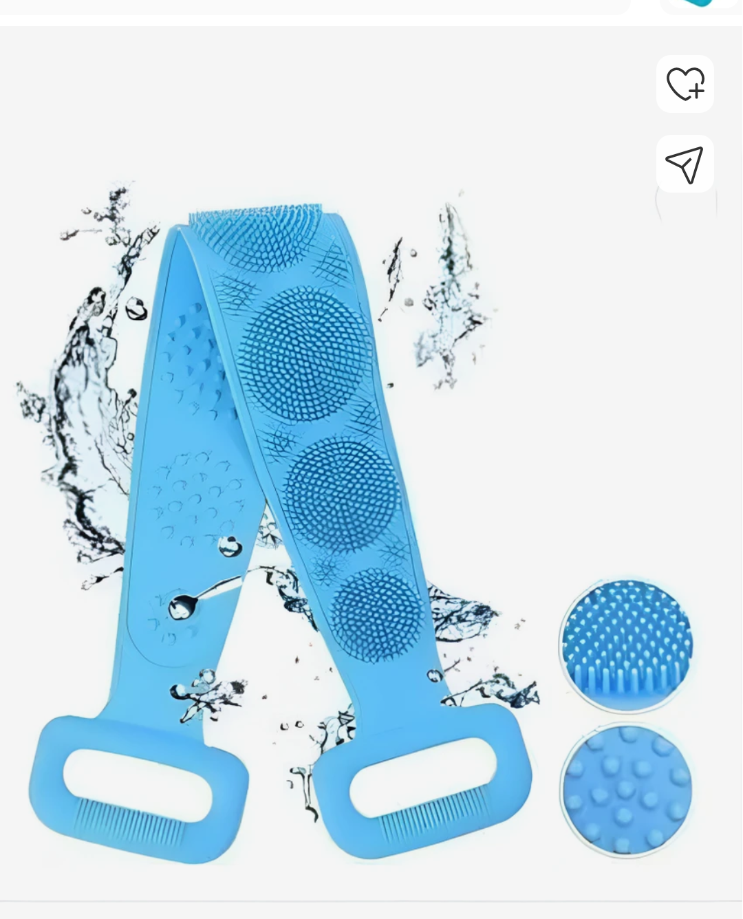 Soft Silicone Back Scrubber