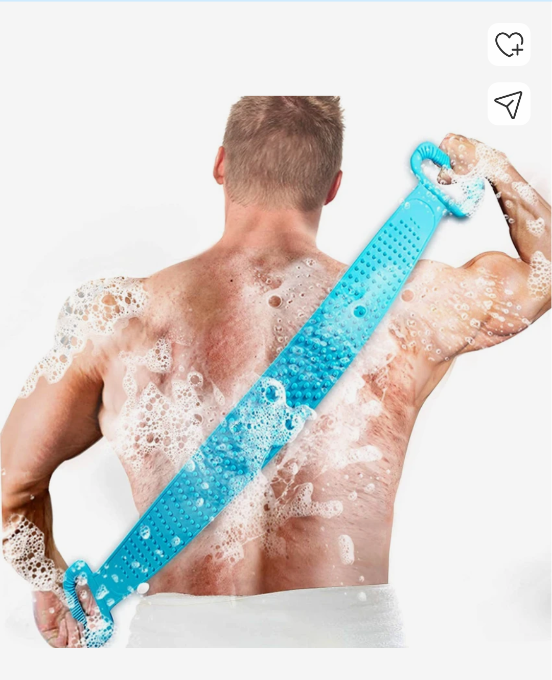 Soft Silicone Back Scrubber