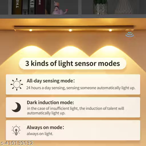 ABFASHION Under Cabinet Lights LED Motion Sensor Indoor