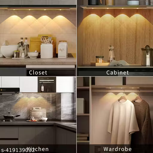 ABFASHION Under Cabinet Lights LED Motion Sensor Indoor